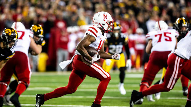 Rahmir Johnson 2022 Iowa Nebraska football USATSI_19501829